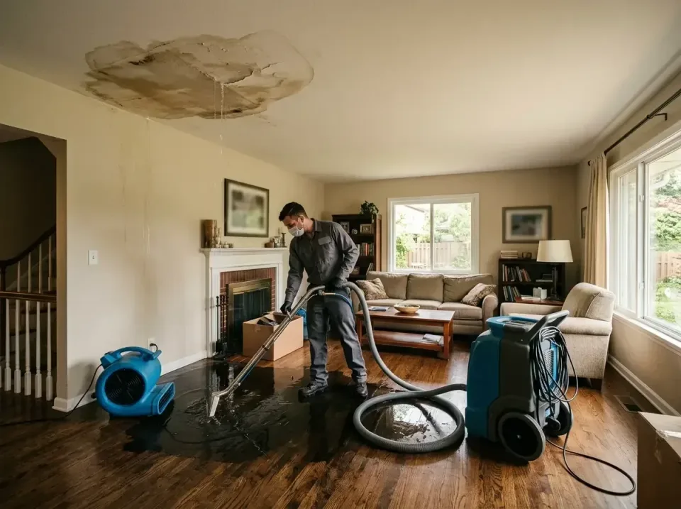attic-pipe-burst-ceiling-drip-008 — frequently asked questions, Water Damage Restoration & Carpet Care in Penbrook, PA